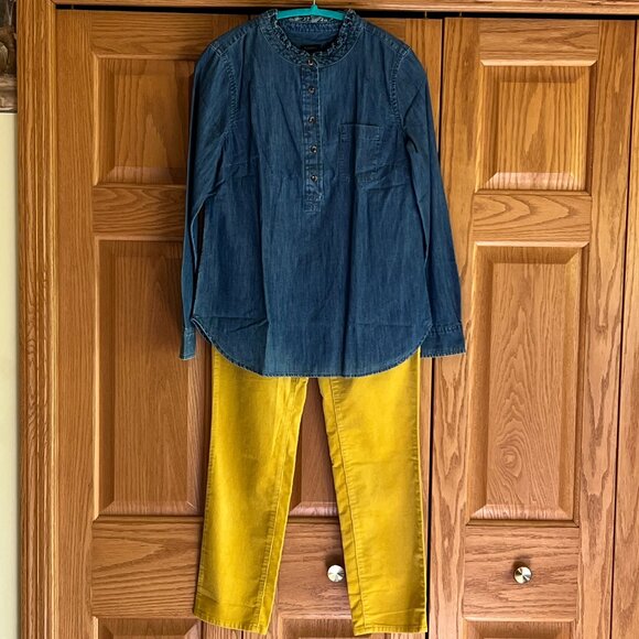 TALBOTS - Flawless High Waist Straight Leg Corduroy Pant -- NEW with Tag - Picture 13 of 13